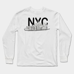 Manhattan, New York City Long Sleeve T-Shirt